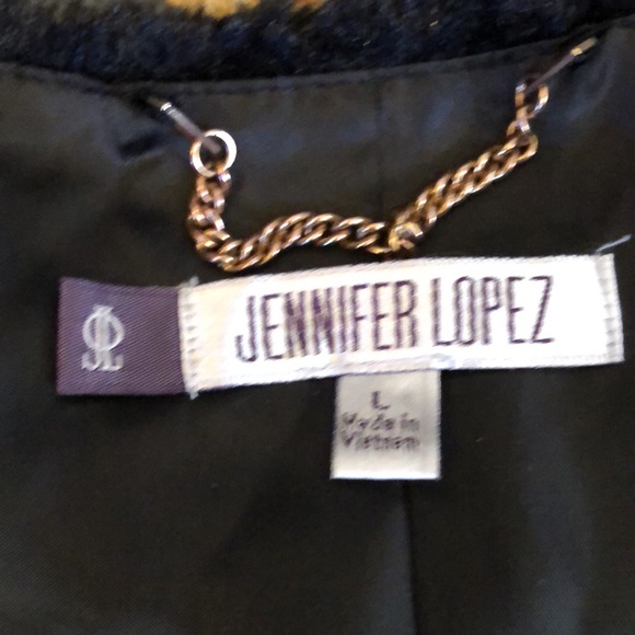 EUC black j.lo faux fur jacket - Picture 4 of 8